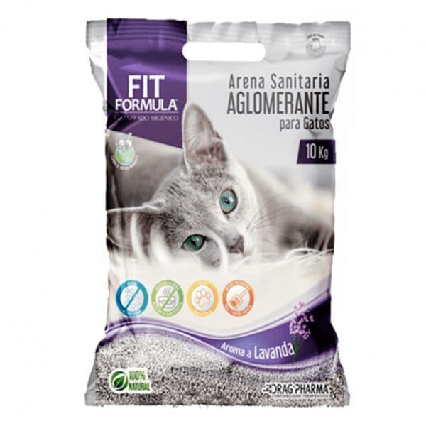 Arena Fit Sanitaria Aglutinante Lavanda 10Kg