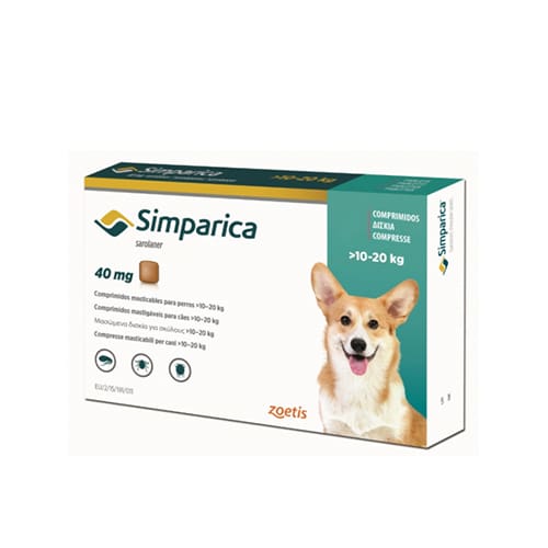 Simparica 10/20Kg 3Comprimidos