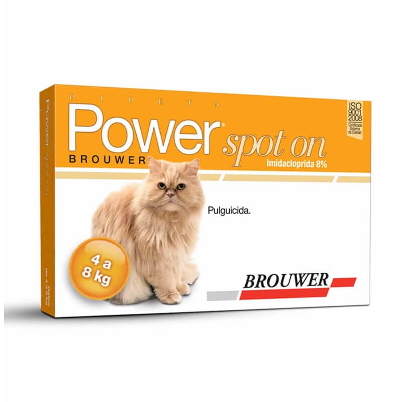 Power Gato Pipeta De 4 A 8 Kg