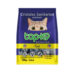 Arena Topk9 Cristales Sanitarios Fresh 1,6Kg