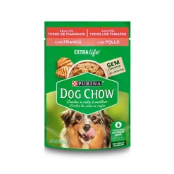 Sachet Dog Chow Pollo Adultos Tdtm 100Gr
