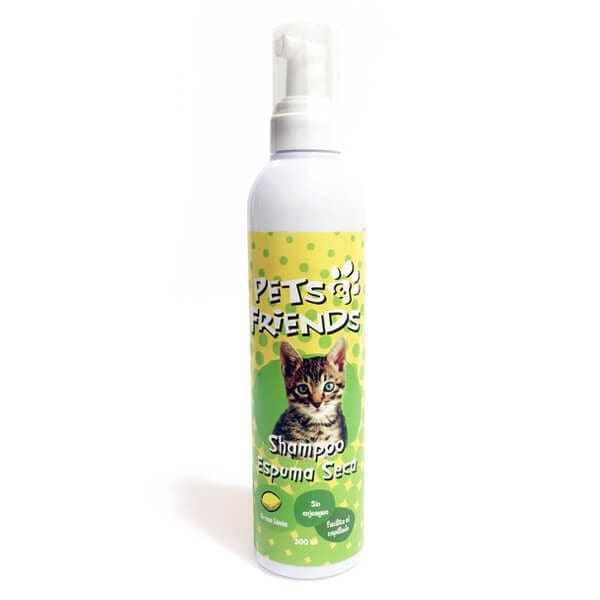 Pets&Friends Shampoo Espuma Seca Gato 300Cc