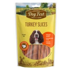 Snack Dog Fest Slices Rebanada De Pavo 90Gr
