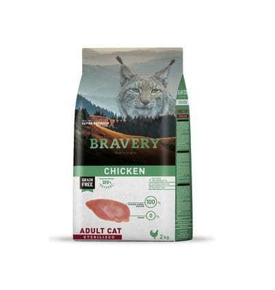 Bravery Chicken Gato Adulto Sterilized 2Kg