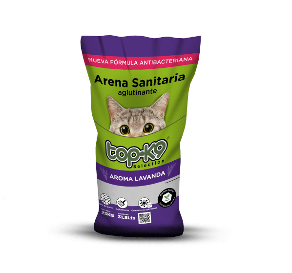 Arena Aglutinante Topk9 Aroma Lavanda 25Kg