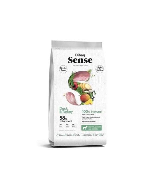 Sense Perro Pavo&Pato Light&Senior All Breeds 2Kg