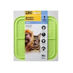 Pet Zone Licking Mat Relax  Verde S 19.5 X 19.5 Cm
