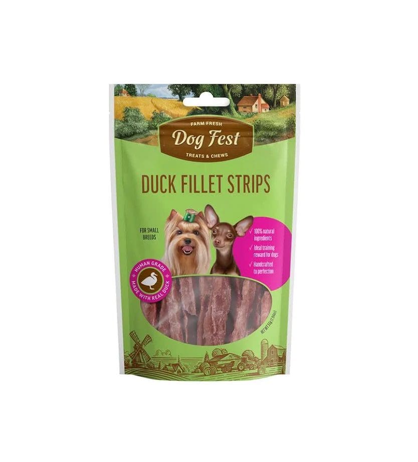 Snack Dog Fest Duck Fillet Strips 55Gr