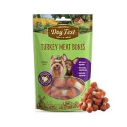 Snack Dog Fest Huesos Con Carne De Pavo 55Gr