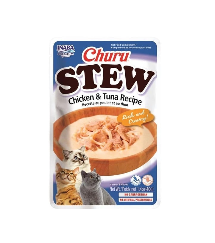 Churu Stew Pollo Y Atun 40Gr