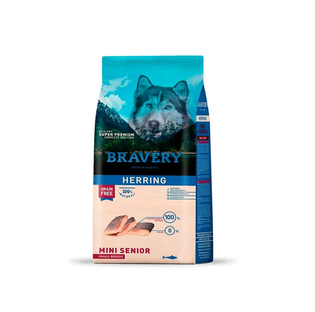Bravery Herring Mini Senior 8+ 2Kg