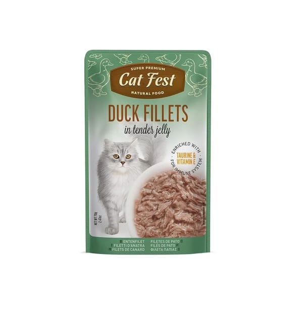 Cat Fest Pouch Filete De Pato 70Gr