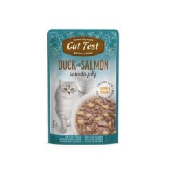 Cat Fest Pouch Pato Con Salmon 70Gr