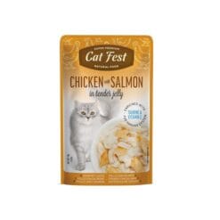 Cat Fest Pouch Pollo Con Salmon 70Gr