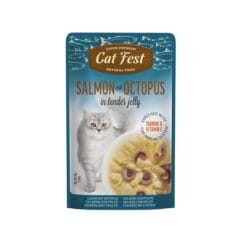 Cat Fest Pouch Salmon Con Pulpo 70Gr